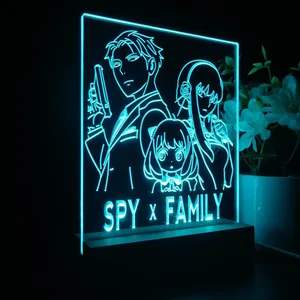 Spy X Family Loid Anya Yor 2 LED Desk Light