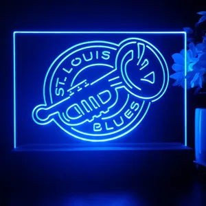 St Louis Blues Alternate LED Desk Light