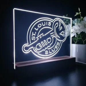 St Louis Blues Alternate LED Desk Light