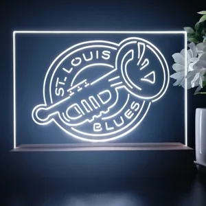 St Louis Blues Alternate LED Desk Light
