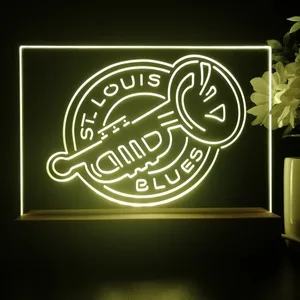 St Louis Blues Alternate LED Desk Light