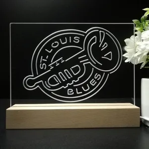 St Louis Blues Alternate LED Desk Light