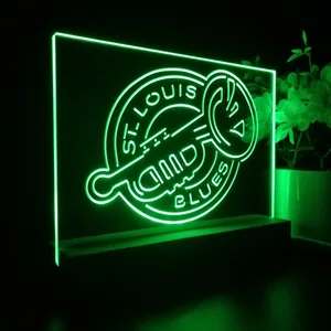 St Louis Blues Alternate LED Desk Light