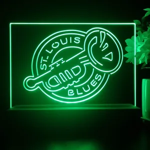 St Louis Blues Alternate LED Desk Light