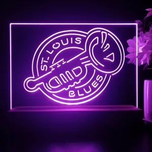 St Louis Blues Alternate LED Desk Light