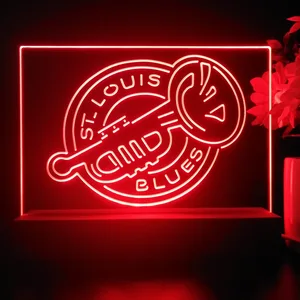 St Louis Blues Alternate LED Desk Light