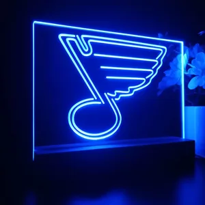 St Louis Blues Logo 1 LED Desk Light