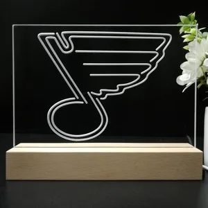 St Louis Blues Logo 1 LED Desk Light