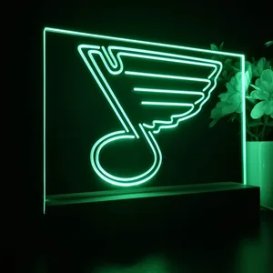 St Louis Blues Logo 1 LED Desk Light