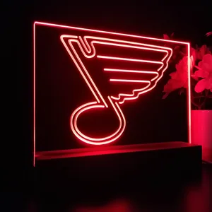 St Louis Blues Logo 1 LED Desk Light
