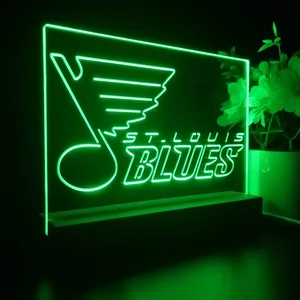 St Louis Blues Logo 2 LED Desk Light
