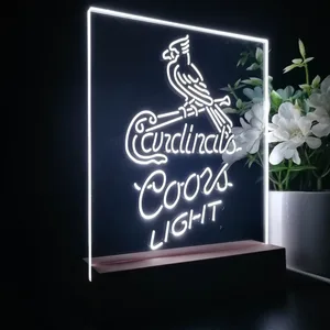 St. Louis Cardinals Coors Light LED Desk Light
