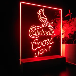 St. Louis Cardinals Coors Light LED Desk Light