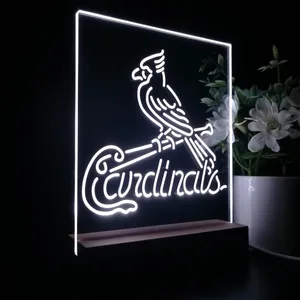 St Louis Cardinals Logo 1 LED Desk Light