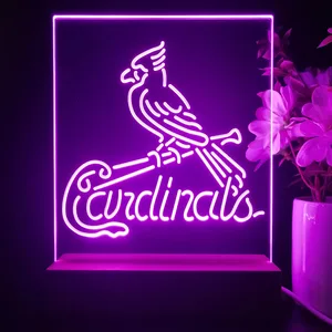 St Louis Cardinals Logo 1 LED Desk Light