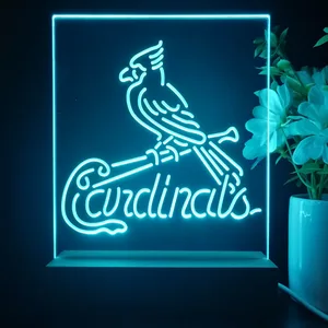St Louis Cardinals Logo 1 LED Desk Light