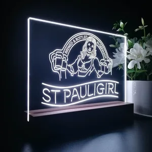 St. Pauli Girl Beer Girl LED Desk Light