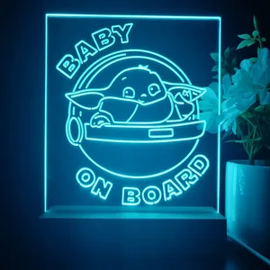 Star Wars Baby Yoda Mandalorian LED Desk Light