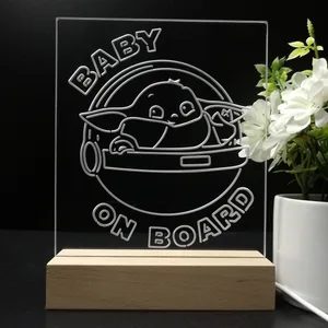 Star Wars Baby Yoda Mandalorian LED Desk Light