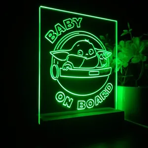 Star Wars Baby Yoda Mandalorian LED Desk Light
