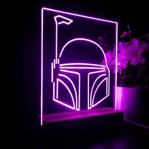 Star Wars Boba Fett Helmet LED Desk Light