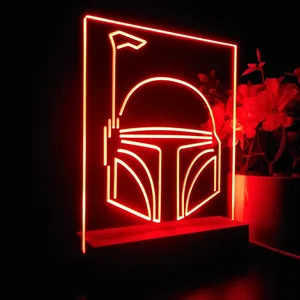Star Wars Boba Fett Helmet LED Desk Light