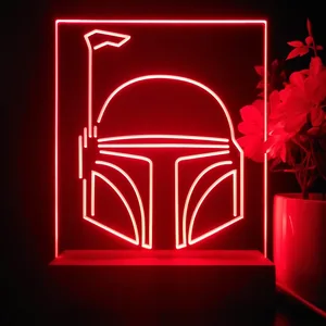 Star Wars Boba Fett Helmet LED Desk Light