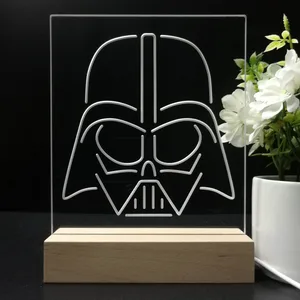 Star Wars Darth Vader Face 2 LED Desk Light