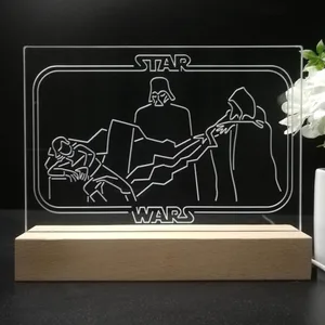 Star Wars Emperor Palpatine Lightning LED Desk Light