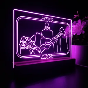 Star Wars Emperor Palpatine Lightning LED Desk Light