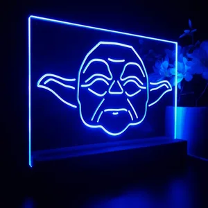 Star Wars Yoda Face LED Desk Light