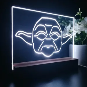 Star Wars Yoda Face LED Desk Light