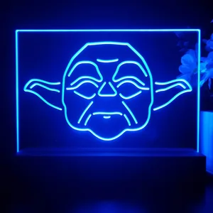 Star Wars Yoda Face LED Desk Light