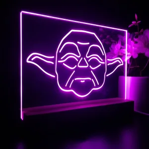 Star Wars Yoda Face LED Desk Light