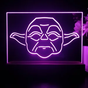 Star Wars Yoda Face LED Desk Light