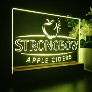 Strongbow Apple Logo LED Desk Light