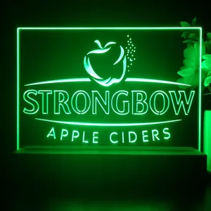 Strongbow Apple Logo LED Desk Light
