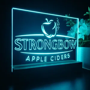Strongbow Apple Logo LED Desk Light