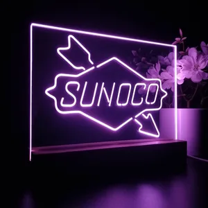 Sunoco Logo LED Desk Light