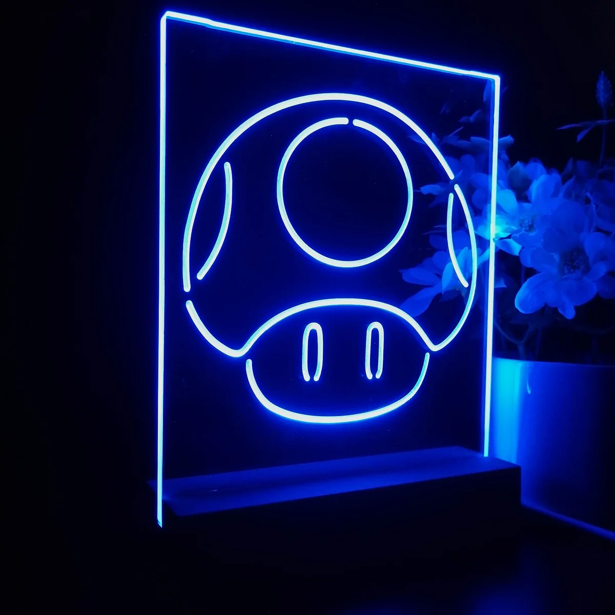 Super Mario Bros Mushroom LED Desk Light