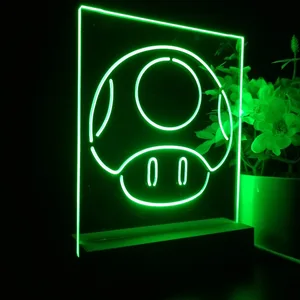 Super Mario Bros Mushroom LED Desk Light