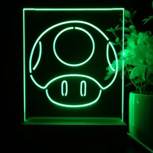 Super Mario Bros Mushroom LED Desk Light