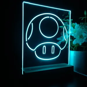 Super Mario Bros Mushroom LED Desk Light