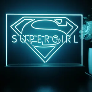 Supergirl Logo LED Desk Light