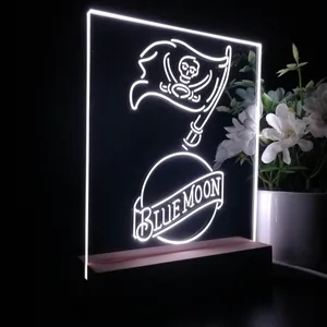 Tampa Bay Buccaneers Blue Moon LED Desk Light