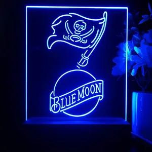 Tampa Bay Buccaneers Blue Moon LED Desk Light