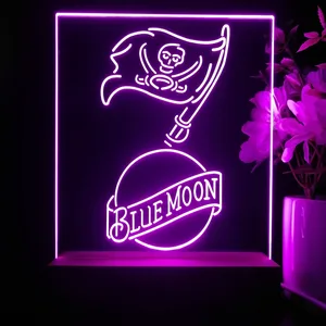 Tampa Bay Buccaneers Blue Moon LED Desk Light