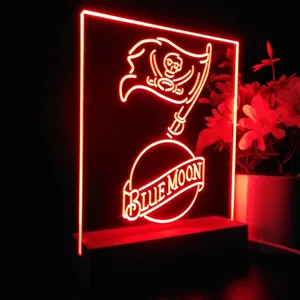 Tampa Bay Buccaneers Blue Moon LED Desk Light