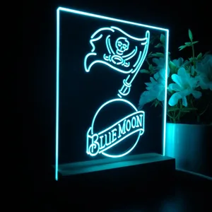 Tampa Bay Buccaneers Blue Moon LED Desk Light