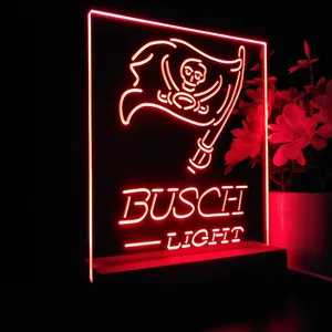 Tampa Bay Buccaneers Busch Light LED Desk Light